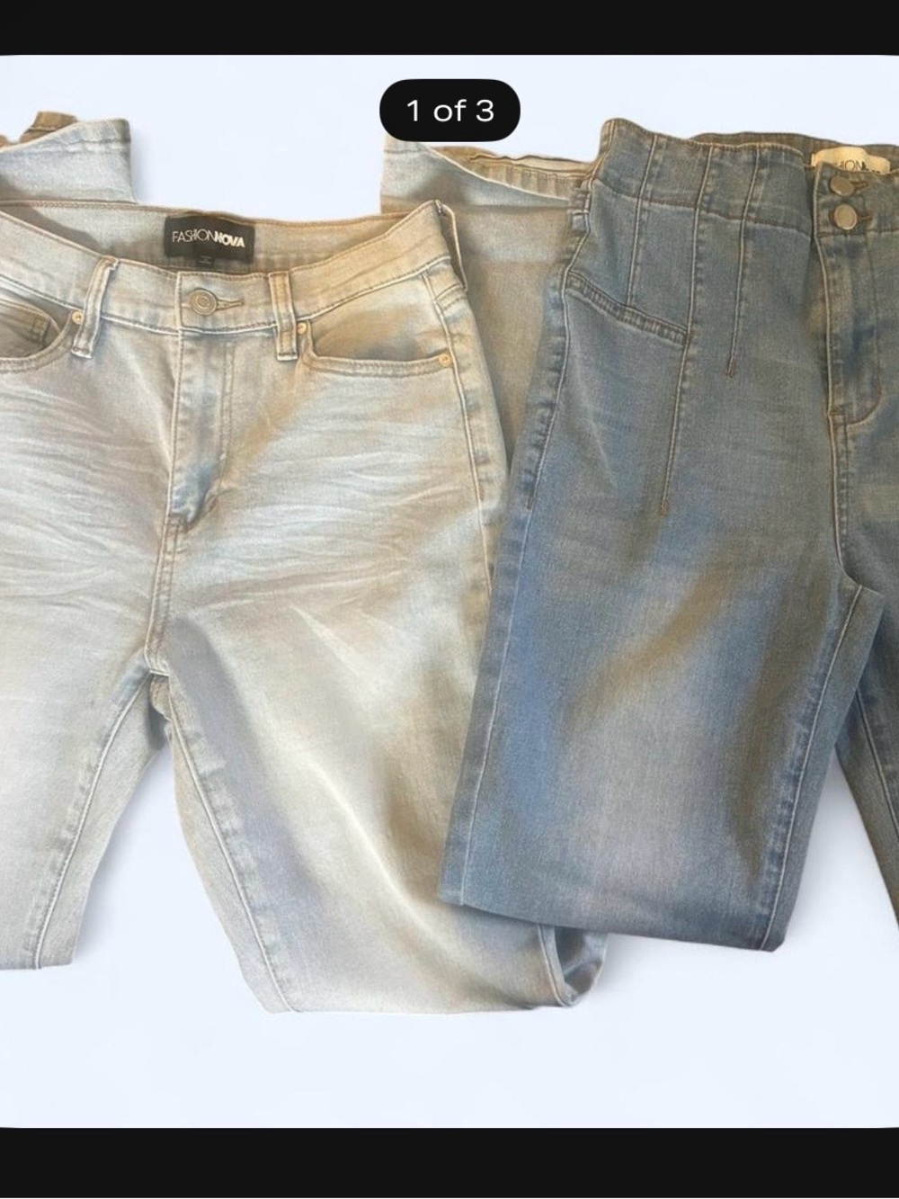 Fashion Nova Light & Medium Wash High-Rise Women’s Jeans